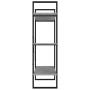 Concrete gray plywood shelf 100x30x105 cm by vidaXL, Bookcases and shelves - Ref: Foro24-806551, Price: 57,35 €, Discount: %