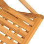Sillas de jardín plegables 4 uds madera maciza teca 61x67x90 cm