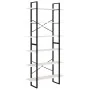 Hochschrank aus massivem weißem Kiefernholz 100x30x210 cm von vidaXL, Bücherregale und Regale - Ref: Foro24-806563, Preis: 99...