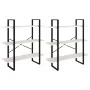 Hochschrank aus massivem weißem Kiefernholz 100x30x210 cm von vidaXL, Bücherregale und Regale - Ref: Foro24-806563, Preis: 99...