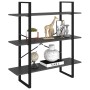 Graues Sperrholzregal 100x30x105 cm von vidaXL, Bücherregale und Regale - Ref: Foro24-806549, Preis: 41,15 €, Rabatt: %