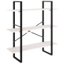 3-stufiges Regal aus massivem Weißkiefernholz, 100 x 30 x 105 cm von vidaXL, Bücherregale und Regale - Ref: Foro24-806553, Pr...