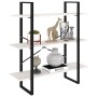 3-stufiges Regal aus massivem Weißkiefernholz, 100 x 30 x 105 cm von vidaXL, Bücherregale und Regale - Ref: Foro24-806553, Pr...