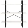 3-stufiges Regal aus massivem Weißkiefernholz, 100 x 30 x 105 cm von vidaXL, Bücherregale und Regale - Ref: Foro24-806553, Pr...
