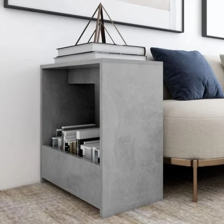Concrete gray plywood side table 50x26x50 cm by vidaXL, Side tables - Ref: Foro24-806691, Price: 26,37 €, Discount: %