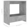 Mesa auxiliar de madera contrachapada gris hormigón 50x26x50 cm de vidaXL, Mesas auxiliares - Ref: Foro24-806691, Precio: 26,...