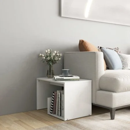 White plywood side table 59x36x38 cm by vidaXL, Side tables - Ref: Foro24-806696, Price: 29,86 €, Discount: %