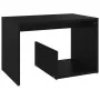 Mesa auxiliar de madera contrachapada negro 59x36x38 cm de vidaXL, Mesas auxiliares - Ref: Foro24-806697, Precio: 30,95 €, De...