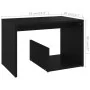 Mesa auxiliar de madera contrachapada negro 59x36x38 cm de vidaXL, Mesas auxiliares - Ref: Foro24-806697, Precio: 30,95 €, De...