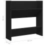 Wall shoe racks 4 pcs black plywood 60x18x60 cm by vidaXL, Shoe racks and shoe organizers - Ref: Foro24-806719, Price: 61,19 ...