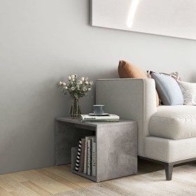 Beistelltisch aus betongrauem Sperrholz, 59 x 36 x 38 cm von vidaXL, Seitentische - Ref: Foro24-806700, Preis: 31,73 €, Rabat...