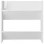 Zapateros de pared 4 uds contrachapada blanco brillo 60x18x60cm de vidaXL, Zapateros y organizadores de calzado - Ref: Foro24...