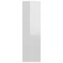 Zapateros de pared 4 uds contrachapada blanco brillo 60x18x60cm de vidaXL, Zapateros y organizadores de calzado - Ref: Foro24...