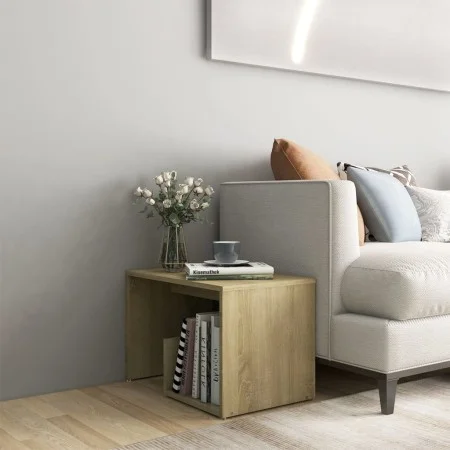 Sonoma oak plywood side table 59x36x38 cm by vidaXL, Side tables - Ref: Foro24-806699, Price: 27,20 €, Discount: %