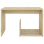 Beistelltisch aus Sonoma-Eichensperrholz, 59 x 36 x 38 cm von vidaXL, Seitentische - Ref: Foro24-806699, Preis: 27,56 €, Raba...
