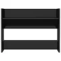 Zapatero de pared madera contrachapada negro brillo 80x18x60 cm de vidaXL, Zapateros y organizadores de calzado - Ref: Foro24...