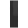 Glossy black plywood wall shoe rack 80x18x60 cm by vidaXL, Shoe racks and shoe organizers - Ref: Foro24-806755, Price: 30,61 ...