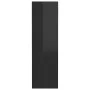 Zapateros de pared 4 uds contrachapada negro brillo 60x18x60 cm de vidaXL, Zapateros y organizadores de calzado - Ref: Foro24...