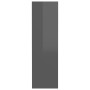 Wall-mounted shoe racks 2 units plywood glossy gray 60x18x60 cm by vidaXL, Shoe racks and shoe organizers - Ref: Foro24-80673...
