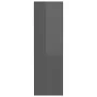 Wall-mounted shoe racks 2 units plywood glossy gray 60x18x60 cm by vidaXL, Shoe racks and shoe organizers - Ref: Foro24-80673...