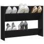 Zapatero de pared madera contrachapada negro 80x18x60 cm de vidaXL, Zapateros y organizadores de calzado - Ref: Foro24-806743...