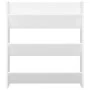 Weißes Wandschuhregal aus Sperrholz, 80 x 18 x 90 cm von vidaXL, Schuhregale und Schuhorganisatoren - Ref: Foro24-806777, Pre...