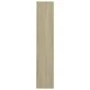 Zapatero de pared madera contrachapada roble Sonoma 80x18x90 cm de vidaXL, Zapateros y organizadores de calzado - Ref: Foro24...