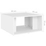 Couchtische 4 Stück weißes Sperrholz 33x33x33 cm von vidaXL, Couchtisch - Ref: Foro24-806813, Preis: 48,51 €, Rabatt: %