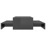 Set stapelbare Couchtische glänzend grau 100x100x26,5 cm von vidaXL, Couchtisch - Ref: Foro24-806803, Preis: 51,53 €, Rabatt: %