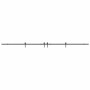 Kit de herrajes para puertas correderas acero negro 427 cm