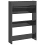 Wall shoe racks 2 pcs glossy gray plywood 60x18x90 cm by vidaXL, Shoe racks and shoe organizers - Ref: Foro24-806776, Price: ...