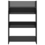 Wall shoe racks 2 pcs glossy gray plywood 60x18x90 cm by vidaXL, Shoe racks and shoe organizers - Ref: Foro24-806776, Price: ...