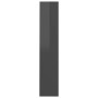 Zapateros de pared 2 uds contrachapada gris brillo 60x18x90 cm de vidaXL, Zapateros y organizadores de calzado - Ref: Foro24-...