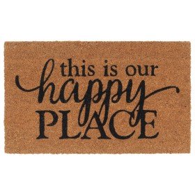 Felpudo de fibra de coco copetuda 45x75 cm