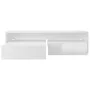 Set stapelbarer Couchtische aus weißem Glanz 100x100x26,5 cm von vidaXL, Couchtisch - Ref: Foro24-806801, Preis: 45,93 €, Rab...