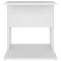 White plywood side table 45x45x48 cm by vidaXL, Side tables - Ref: Foro24-806804, Price: 31,52 €, Discount: %