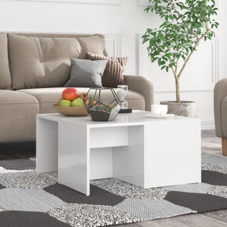 Couchtische 4 Stück glänzend weißes Sperrholz 33x33x33 cm von vidaXL, Couchtisch - Ref: Foro24-806819, Preis: 40,24 €, Rabatt: %
