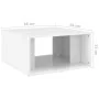 Couchtische 4 Stück glänzend weißes Sperrholz 33x33x33 cm von vidaXL, Couchtisch - Ref: Foro24-806819, Preis: 39,87 €, Rabatt: %