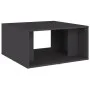 Set of 4 gray plywood coffee tables 33x33x33 cm by vidaXL, Coffee table - Ref: Foro24-806815, Price: 39,48 €, Discount: %