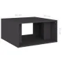 Set of 4 gray plywood coffee tables 33x33x33 cm by vidaXL, Coffee table - Ref: Foro24-806815, Price: 39,48 €, Discount: %