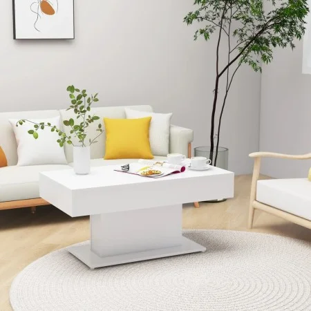 Couchtisch aus weißem Sperrholz, 96 x 50 x 45 cm von vidaXL, Couchtisch - Ref: Foro24-806831, Preis: 72,87 €, Rabatt: %