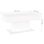 Mesa de centro madera contrachapada blanco 96x50x45 cm de vidaXL, Mesas de centro - Ref: Foro24-806831, Precio: 73,83 €, Desc...
