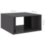 Coffee tables 4 pieces glossy gray plywood 33x33x33 cm by vidaXL, Coffee table - Ref: Foro24-806821, Price: 42,16 €, Discount: %