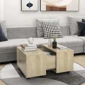 Couchtisch aus Sonoma-Eichensperrholz, 60 x 60 x 38 cm von vidaXL, Couchtisch - Ref: Foro24-806861, Preis: 48,40 €, Rabatt: %