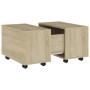Mesa de centro madera contrachapada roble Sonoma 60x60x38 cm de vidaXL, Mesas de centro - Ref: Foro24-806861, Precio: 48,47 €...