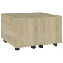 Mesa de centro madera contrachapada roble Sonoma 60x60x38 cm de vidaXL, Mesas de centro - Ref: Foro24-806861, Precio: 48,47 €...