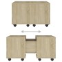 Mesa de centro madera contrachapada roble Sonoma 60x60x38 cm de vidaXL, Mesas de centro - Ref: Foro24-806861, Precio: 48,47 €...
