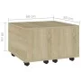 Couchtisch aus Sonoma-Eichensperrholz, 60 x 60 x 38 cm von vidaXL, Couchtisch - Ref: Foro24-806861, Preis: 48,81 €, Rabatt: %