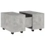 Couchtisch aus grauem Betonsperrholz 60x60x38 cm von vidaXL, Couchtisch - Ref: Foro24-806862, Preis: 68,38 €, Rabatt: %