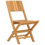 Folding garden chairs 4 pcs solid teak wood 47x61x90 cm by vidaXL, Garden chairs - Ref: Foro24-3155058, Price: 269,39 €, Disc...